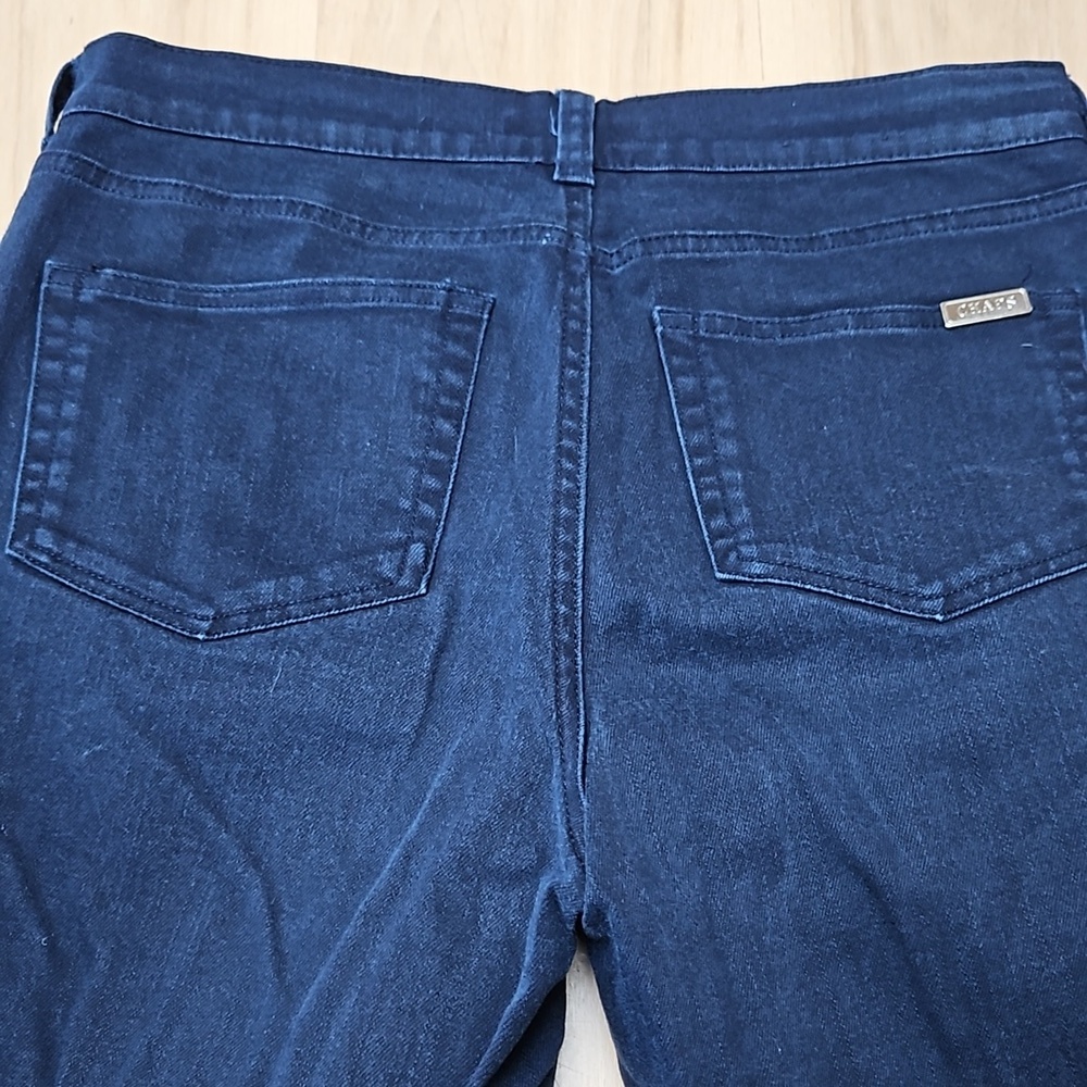 Chaps Denim Navy Capri Jeans sz. 6 Nautical Summer - Picture 6 of 9